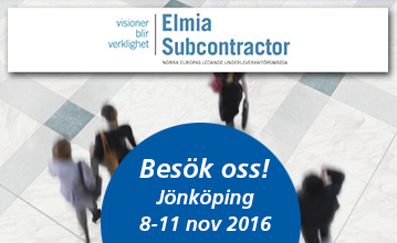 Elmia Subcontractor 8-11 november 2016