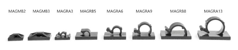 Magnetiska fästen och clips Familjebild