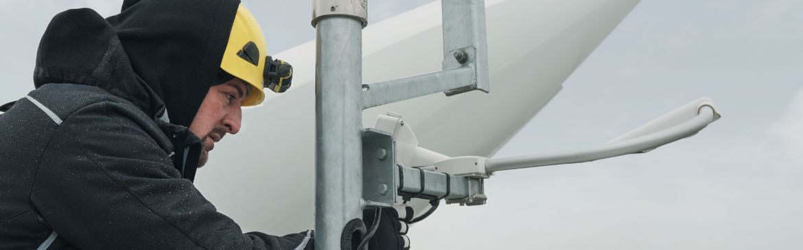 PA66W buntband som används på vindkraftverk