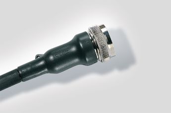 Krympformgods med räffla - används ofta i kombination med rund räfflad adapter.