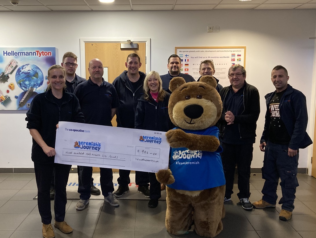 Välgörenhet från HellermannTyton Storbritannien