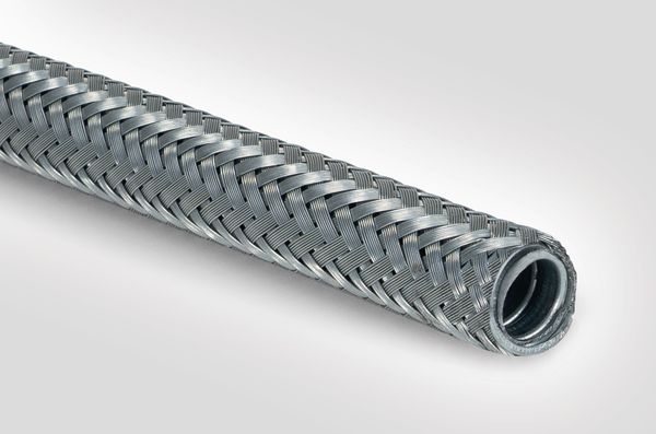 HelaGuard SCSB, rostfri slang belagd med PVC