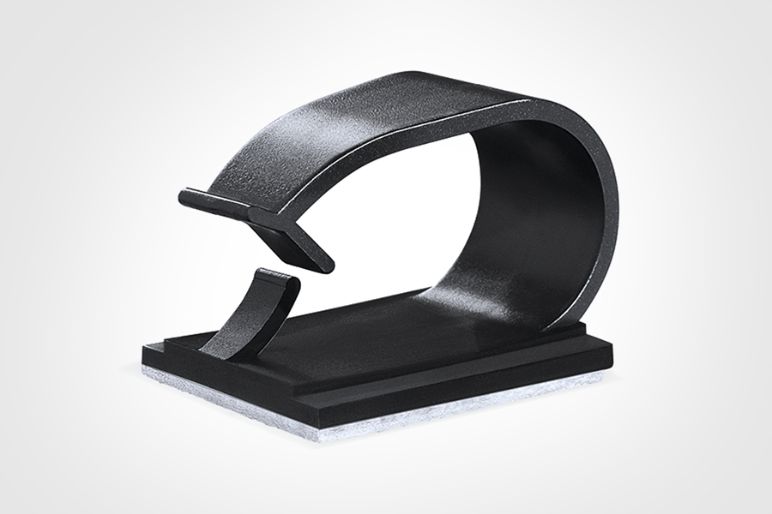 Självhäftande kabelclips