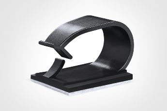 Självhäftande kabelclips