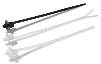 1-parts buntband med fäste, med pilspetshuvud och tallrik