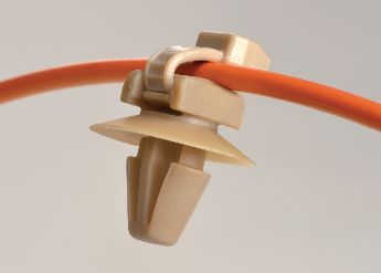 2-parts buntband med fästelement med pilspetshuvud, med tallrik