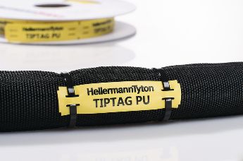 TIPTAG PU – UV-stabiliserad, gul: Identifieringsbricka för hög temperatur