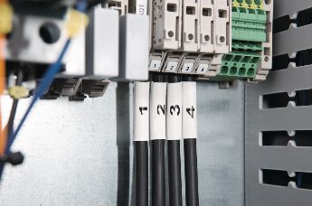 Värmekrympbar märkning för militära och elektroniska applikationer