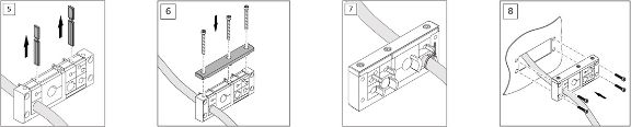 Hur man installerar kabelingångssystem VarioPlate steg 5 till 8