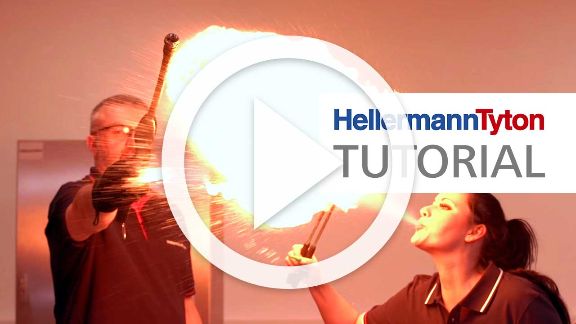 Tutorial video: Värmekrympkängor med hög temperaturbeständighet