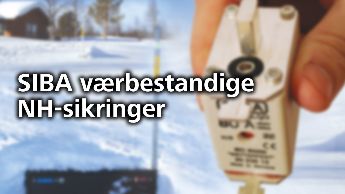 SIBA værbestandige NH-sikringer