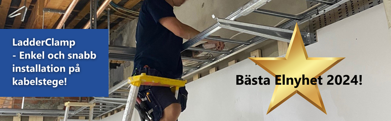 HellermannTyton's LadderClamp - Det snabba sättet att installera kabel på stege!